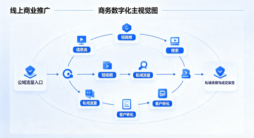 平舆县线上商业推广怎么做？全域流量闭环搭建与低成本转化实战指南